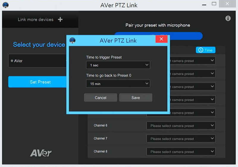AVer PTZ-Link Software