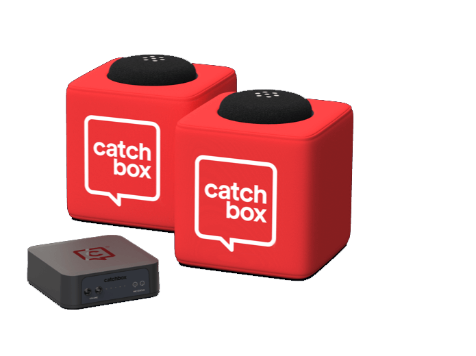 Doppellter Spaß mit der Catchbox Plus verbinden Sie bis zu 2 Catchbox Sender
