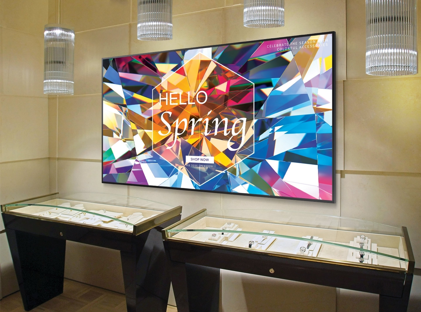Samsung Indoor Displays für regelbare Raumhelligkeit