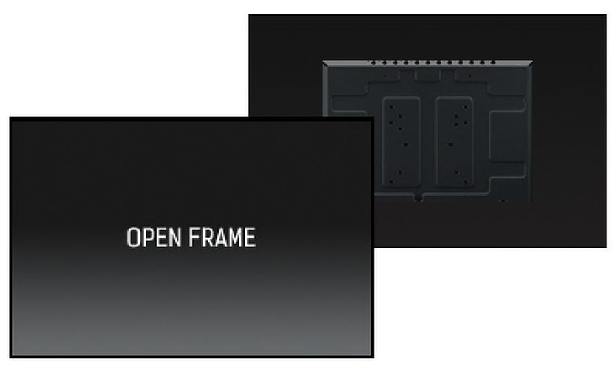 Dank Open Frame Befestigungsmöglichkeit erhält das ProLite TF5539UHSC-W1AG ein nahtloses Bilderlebenis.