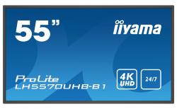 iiyama ProLite LH5570UHB-B1 - 55 Zoll - 700 cd/m² - Ultra-HD - 3840x2160 Pixel - 24/7 - Android 9 - Display
