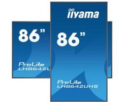 iiyama ProLite LH8642UHS-B3 - 86 Zoll - 500 cd/m² - Ultra-HD - 3840x2160 Pixel - 18/7 - Android - Display