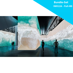 Samsung The Wall for Business IW012A - LED Bundle Komplettpaket Full-HD - 1920x1080 Pixel - 110 Zoll - 1.26mm PP - inkl. Halterung und Montagewerkzeug