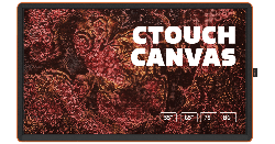 CTOUCH Canvas 75 - Regal Orange - 75 Zoll - 350 cd/m² - Ultra-HD - 4K - 3840x2160 - NO-OS-Betriebssystem - 20 Punkt - Touch Display