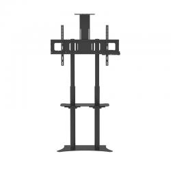 Hagor Braclabs Stand Floorbase HD - höhenverstellbares Schwerlast Standsystem - 65-100 Zoll - VESA 1000x600mm - max. 100 kg - Schwarz