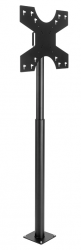 Hagor Braclabs-Stand Floormount - höhenverstellbare Wandhalterung - für Displays von 32-55 Zoll - VESA 600x400mm - bis 35kg - Landscape/Portrait - Schwarz