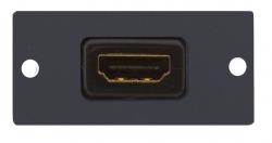 Kramer W-H(W-HDMI)(B HDMI Adapter Wall Plate Insert - schwarz