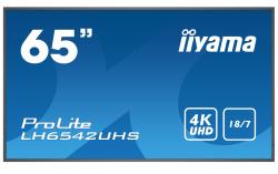 iiyama ProLite LH6542UHS-B3 - 65 Zoll - 500 cd/m² - 3840x2160 Pixel - 18/7 - Android - Display