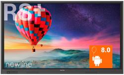 NewLine TT-6519RS - 65 Zoll - 370 cd/m² - UHD - 3840x2160 Pixel - 20 Punkt - Touch-Display - WiFi - Android - RS+ Serie