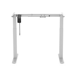 PureMounts PM-DESK-01 elektrisch höhenverstellbarer Schreibtisch - ohne Arbeitsplatte - Weiss