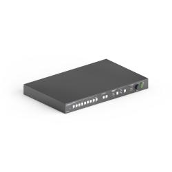 PureTools PT-PMS-82S - Seamless Matrix 8x2 Switcher Set - 4K, HDMI und HDBaseT und HDMI Loop Ausgang, Audio De-Embedding Embedding, Relay Kontrolle und GUI