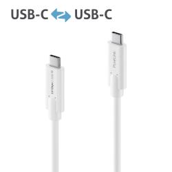 PureLink IS2510-010 - Premium USB 3.2 (Gen 2) USB-C Kabel - 1,00m - Weiss