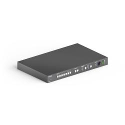 PureTools PT-PMS-62S - Seamless Matrix 6x2 Switcher Set - 4K, HDMI und HDBaseT und HDMI Loop Ausgang, Audio De-Embedding Embedding, Relay Kontrolle und GUI