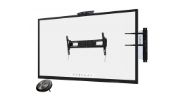 Samsung Flip WM85R Videokonferenz-Bundle - Display + OPS-PC mit Windows 10 Pro + Jabra Panacast + Jabra Speak 750 + Wandhalterung