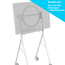 Microsoft Surface Hub 2S 50,5 Zoll und Vision VFM-F10/HB Rollwagen - Bundle