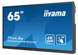 iiyama ProLite TE6504MIS-B3AG - 65 Zoll - 400 cd/m² - Ultra-HD - 3840x2160 Pixel - 20-Punkt Multitouch Display