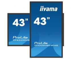iiyama ProLite TF4339MSC-B1AG - 43 Zoll - 400cd/m² - 1920x1080 Pixel - FHD - 12 Punkt - Multitouch Display