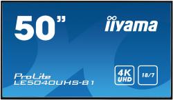 iiyama ProLite LE5040UHS-B1 - 50 Zoll - 350 cd/m² - Ultra-HD - 3840x2160 Pixel - 18/7 - Android - Display