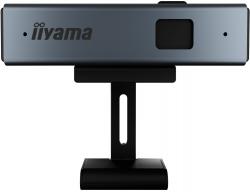 iiyama UC CAM75FS-1 - Full-HD-Webcam mit Kameraabdeckung - 2MP - USB-Kamera mit Mikrofon - 77° Sichtfeld