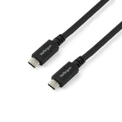 StarTech.com USB315C5C6  USB-C-Kabel mit 5A Power Delivery - 4K - USB 3.0 5Gbit/s - USB-IF zertifiziert - 1,8m - Schwarz