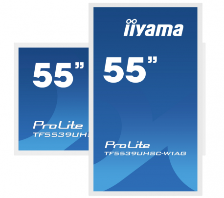 iiyama ProLite TF5539UHSC-W1AG - 55 Zoll - 500 cd/m² - 3840x2160 Pixel - 4K - 15 Punkt - Multitouch Display - Weiß 