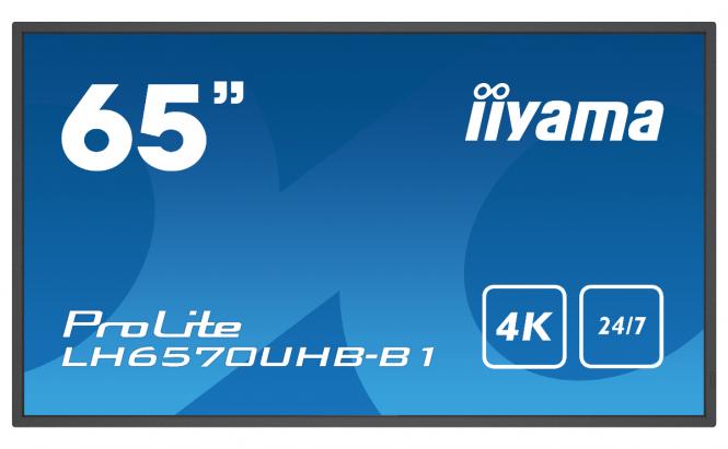 iiyama ProLite LH6570UHB-B1 - 65 Zoll - 700 cd/m² - Ultra-HD - 3840x2160 Pixel - 24/7 - Android - Display 