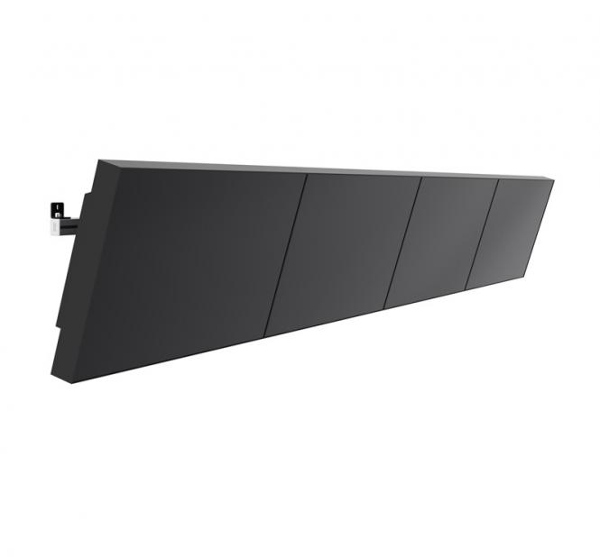 SMS Multi Display Wall Tilt - neigbare Wandhalterung - 37 - 65 Zoll - VESA 400x400mm - bis 100kg - Schwarz 